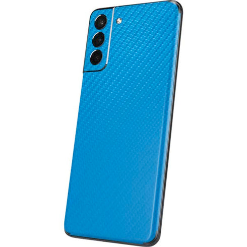 Blue Carbon Fiber Specialty Material Galaxy S21 Plus 5G Skin